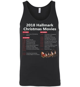 2018 Hallmark Movies Christmas List Tank Top